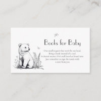 Black & White Forest Bear Books for Baby