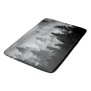 Black & White Forest Dream #2 #wall #decor #art  Bath Mat