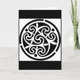 Black & White Geometric Greeting Card