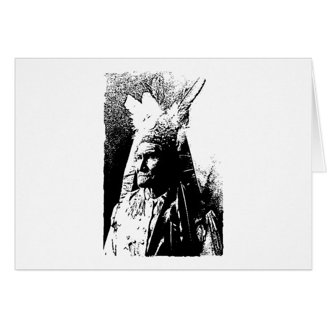 Black & White Geronimo (Front Horizontal)