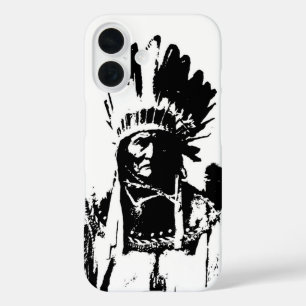Black & White Geronimo iPhone 16 Case