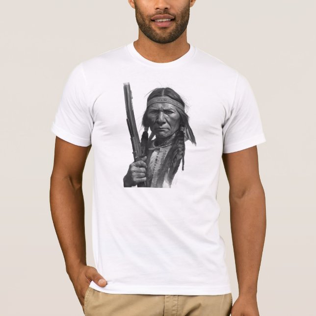 Black & White Geronimo T-Shirt (Front)