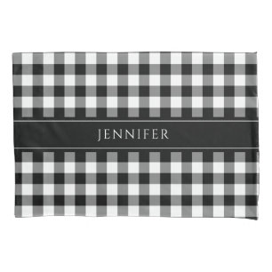 Black & White Gingham  Farmhouse Pattern Name  Pil Pillowcase
