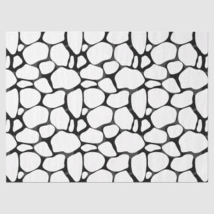 Black & White Giraffe Pattern Tissue Paper