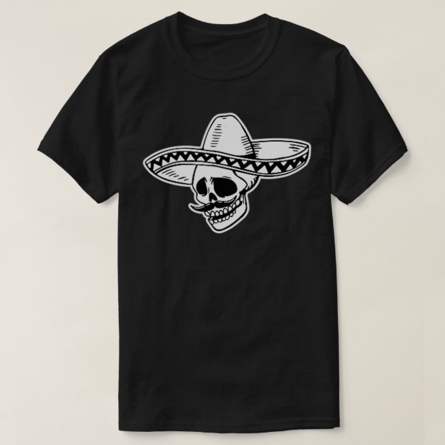 black & white Grajeda's Logo  T-Shirt (Design Front)
