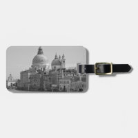 Black White Grand Canal Venice Italy Travel