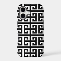 black white greek key