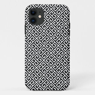 Black & White Greek Key Pattern iPhone 5 Case