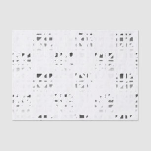 Black, White, Grey Art Print 2 Tissue Paper