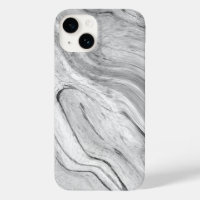 Black White Grey Marble Pattern iPhone / Android