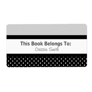 Black/White/Grey Polkadots