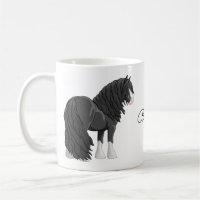 Black & White Gypsy Vanner Tinker Draught Horse