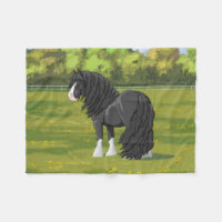 Black & White Gypsy Vanner Tinker Draught Horse