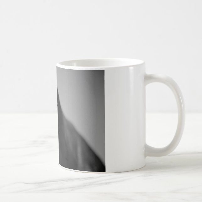 Black White Horse Eye Artwork Coffee Mug (Right)