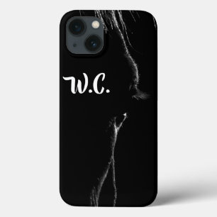 Black & White Horse Silhouette iPhone 13 Case