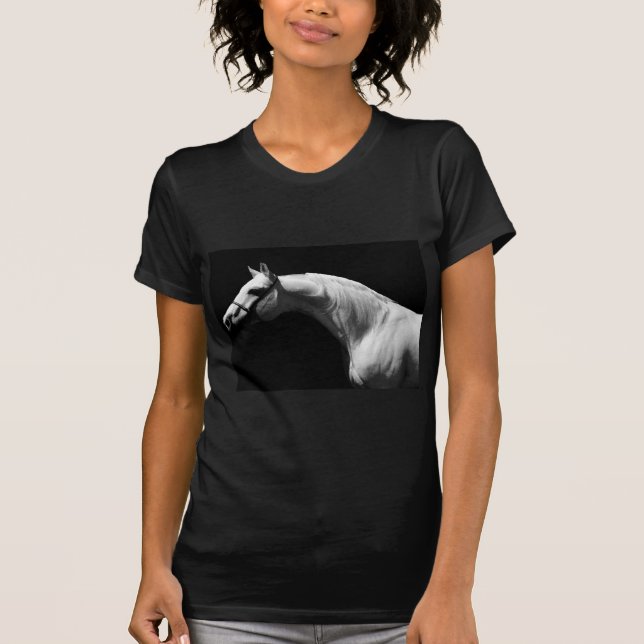 Black & White Horse T-Shirt (Front)