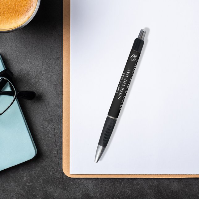 Black white inspirational quote graduation (Creator Uploaded)