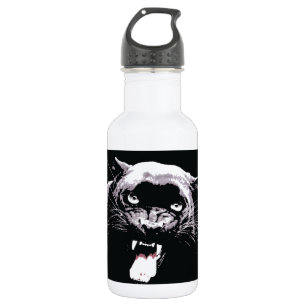 Black & White Jaguar Eyes 532 Ml Water Bottle