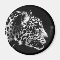 Black & White Jaguar Pop Art