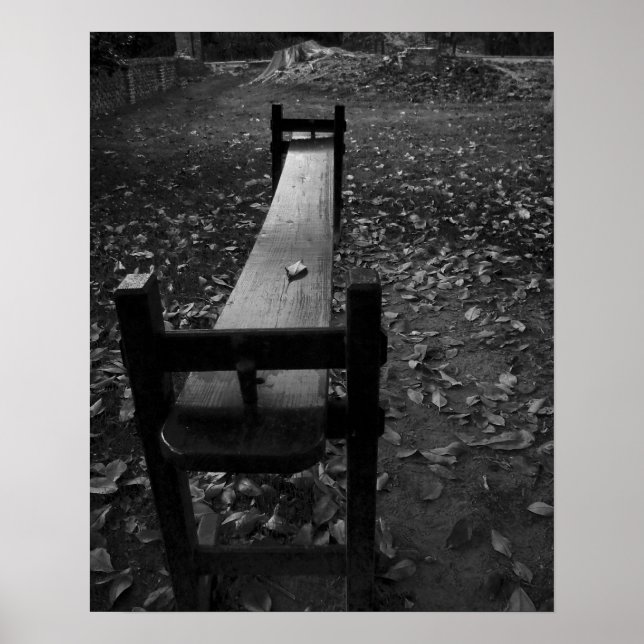 Black & White Jogglin’ Board Poster – Photography (Front)