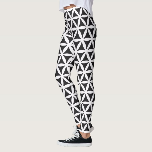 black &  white leggings (Left)