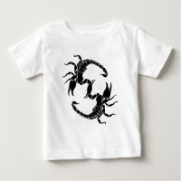 Black & White Letter S - Two Scorpions