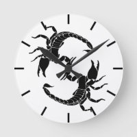 Black & White Letter S - Two Scorpions