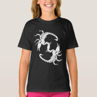Black & White Letter S - Two Scorpions