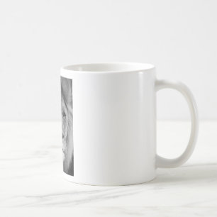 Black & White Lion Coffee Mug