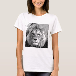 Black White Lion T-Shirt