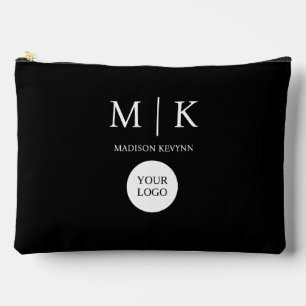  Black & White  Logo Business Accessory Pouch
