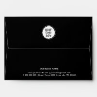 Black &white Logo Custom Business Name