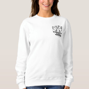 Black & White Logo(front only) Women's Sweatshirt 