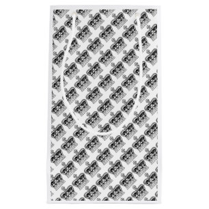Black & White London Theme Royal Crown Gift Bag
