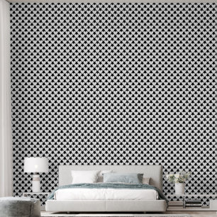 Black & White Love: Simple Hearts Peel and Stick Wallpaper