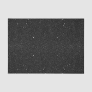 Black & White Majestic Starry Nebula Night Tissue Paper