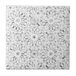 Black White Mandala Pattern Abstract Artistic Tile<br><div class="desc">Black White Mandala Pattern Abstract Artistic</div>