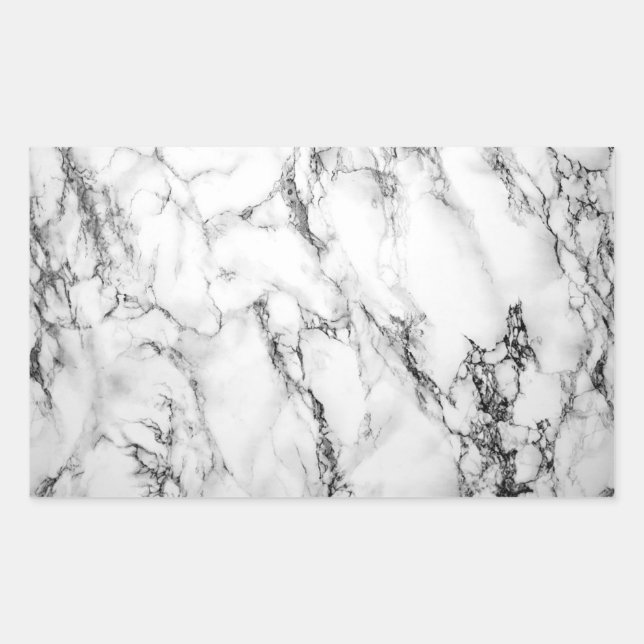 Black & White Marble Sticker (Front)