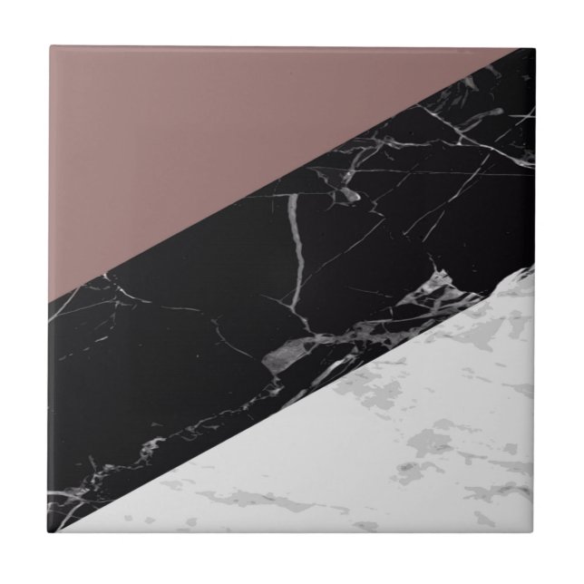 Black & White Marble Tile (Front)