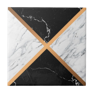 Black & White Marble Tile