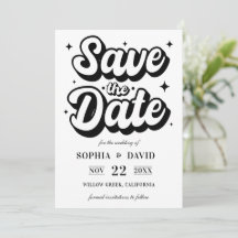 Black & White Minimalist Modern Wedding