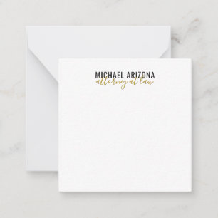 Black & White Minimalist Simple Plain  Card
