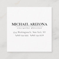 Black & White Minimalist Simple Plain 