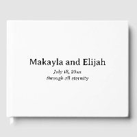 Black & White Minimalist Wedding