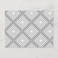 Black white modern abstract geometric pattern