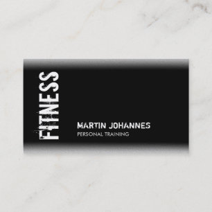 Black White Modern Business Card