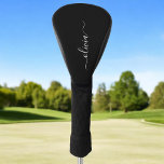 Black White Modern Minimalist Elegant Monogram Golf Head Cover<br><div class="desc">Introducing our Black and White Minimalist Modern Monogram Collection: Embrace simplicity and sophistication with our minimalist designs, curated to elevate your style effortlessly. Crafted with a keen eye for modern aesthetics, this collection features sleek black and white designs accentuated by personalised monograms. From chic stationery to versatile accessories, our collection...</div>