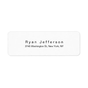 Black & White Modern Minimalist Professional