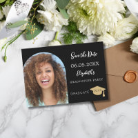 Black white modern photo arch Graduation