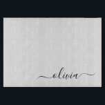 Black White Modern Script Girly Monogram Name Cutting Board<br><div class="desc">Black and White Simple Script Monogram Name Cutting Board. This makes the perfect graduation,  birthday,  wedding,  bridal shower,  anniversary,  baby shower or bachelorette party gift for someone that loves glam luxury and chic styles.</div>
